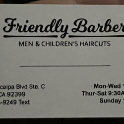 Friendly Barber - Barber shop