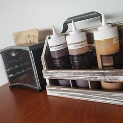 Prime BBQ Smokehouse - The three BBQ sauces available