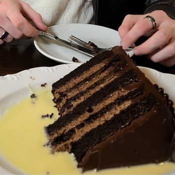 The Attic - 12 Layer Chocolate Devil's Cake - Breakfast & Brunch Near Me - Long Beach, California The Attic - 12 Layer Chocolate Devil's Cake - Breakfast & Brunch Near Me - Long Beach, California