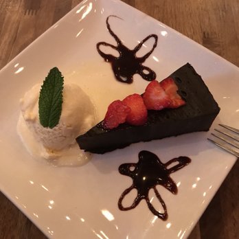 Edwin Mills by Equator - Chocolate Cake w ice Cream - New American Near Me - Pasadena, California Edwin Mills by Equator - Chocolate Cake w ice Cream - New American Near Me - Pasadena, California