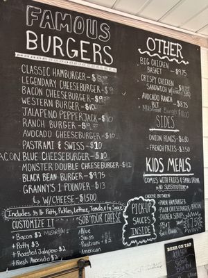 Menu photo 1 Granny's Drive In Heber City, UT