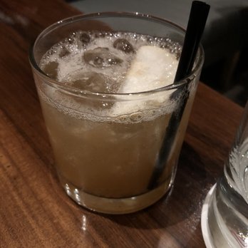Morimoto Napa - The New New Cocktail (4 stars) - buffalo trace bourbon, cinnamon, lemon, spirit of dollarhide, asian pear - Japanese Near Me - Napa, California