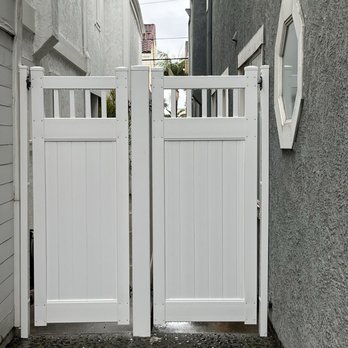 So Cal Fencing Solutions - Front gate for my house on the right, neighbor's on the left - Fences & Gates Near Me - Santa Ana, California So Cal Fencing Solutions - Front gate for my house on the right, neighbor's on the left - Fences & Gates Near Me - Santa Ana, California