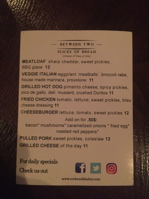 Menu photo 7 Cook and Shaker Philadelphia, PA