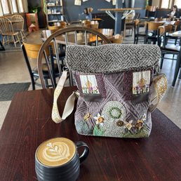 Lavender Latte with Oatmilk Lavender Latte with Oatmilk