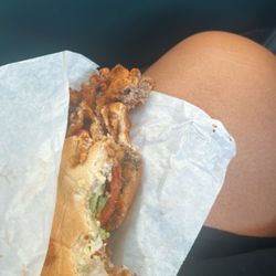 Del-Rancho Restaurants - I couldn't even wait to bite into it before taking a picture