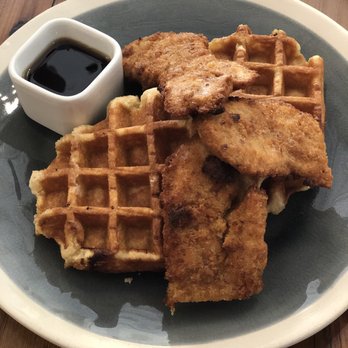 Layered - Chicken and waffles - Coffee & Tea Near Me - McKinney, Texas Layered - Chicken and waffles - Coffee & Tea Near Me - McKinney, Texas