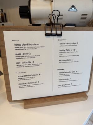 Menu photo 1 The Coffee Movement San Francisco, CA Menu photo 1 The Coffee Movement San Francisco, CA