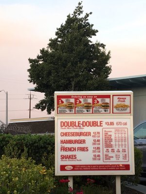 Menu photo 5 In-N-Out Burger Petaluma, CA