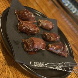 Brass + Bone - Cheese Stuffed Dates. Very great flavor.