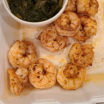 Skrimp Shack - Grilled shrimp with greens - Seafood Near Me - Charlotte, North Carolina Skrimp Shack - Grilled shrimp with greens - Seafood Near Me - Charlotte, North Carolina