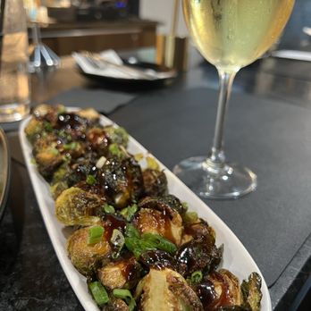 Yeiboh Kitchen - Brussels sprouts, so yummy! - New American Near Me - Baltimore, Maryland
