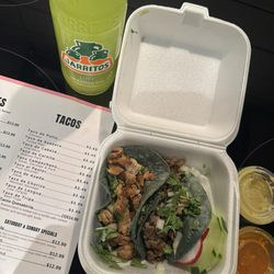 Cartel De Tacos - Chicken taco. Steak taco.
