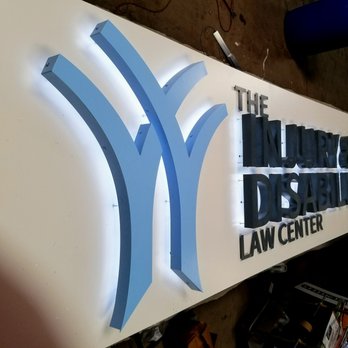 Garrison Bros Signs - The Injury & Disability Law Center - Signmaking Near Me - Lubbock, Texas