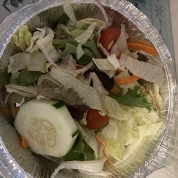Garden salad which comes with dinner. I had chicken soup too which was delicious. Garden salad which comes with dinner. I had chicken soup too which was delicious.