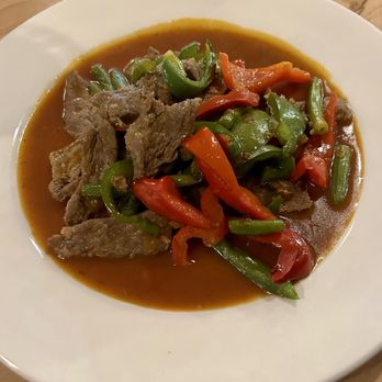 Thai Café - Beef Spicy Basil Leaves - Thai Near Me - Durham, North Carolina