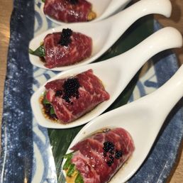 Uni and wagyu Uni and wagyu