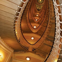 Albergo Bristol Palace - Scalinata e cupola di vetro liberty