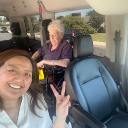 Doris transporting my uncle to board and care facility. Doris transporting my uncle to board and care facility.