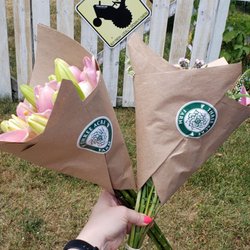 Three Acre Farm - Lily bouquet and mixed bouquet from the precut flower stand. Pay via cash or venmo.