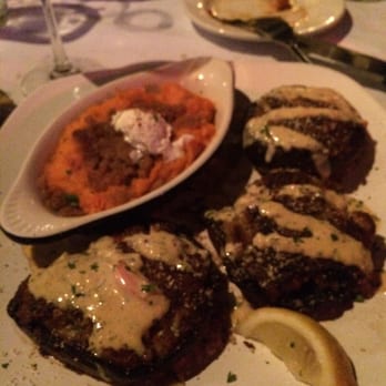 Half Shell Oyster House - Seafood stuffed portobellos. - Seafood Near Me - Biloxi, Mississippi Half Shell Oyster House - Seafood stuffed portobellos. - Seafood Near Me - Biloxi, Mississippi