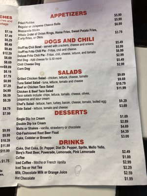 Menu photo 4 Stuff'ns Cafe Ketchum, OK