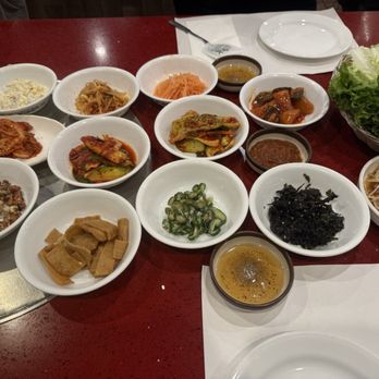 Mapo BBQ - Banchan - Korean Near Me - Flushing, New York