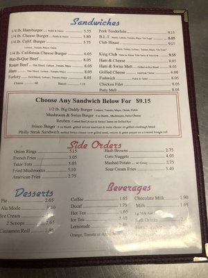 Menu photo 2 Preston Cafe Preston, MO