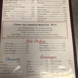 Preston Cafe - Have a burger any way you like it, or choose the California Burger, don't forget the sour cream fries!!