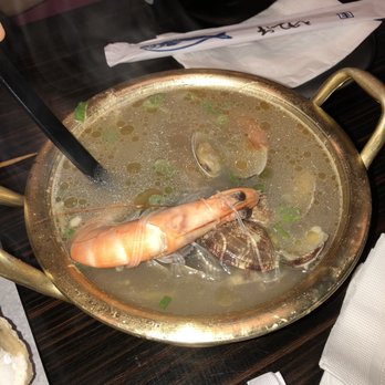 Friendship Bbq - The seafood soup with glass noodles - Barbeque Near Me - Flushing, New York