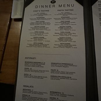 Michael's On Naples - Dinner menu - Italian Near Me - Long Beach, California