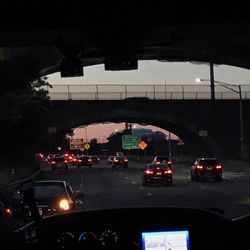 Grand Central Parkway - See the arches? We're under one now!
