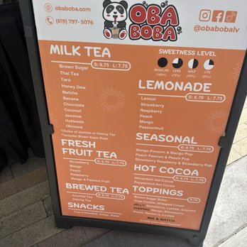 Oba Boba - Bubble Tea Near Me - Las Vegas, Nevada Oba Boba - Bubble Tea Near Me - Las Vegas, Nevada