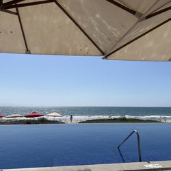 Sabal Playa - The view with infinity pool.