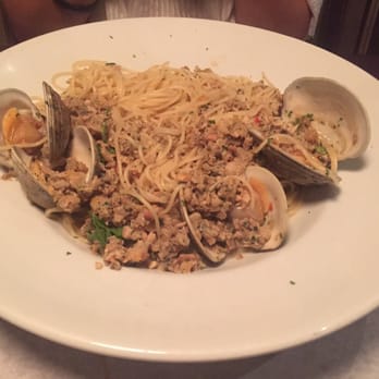 Mama Lisa Restaurant - Angel hair pasta with clams in white sauce - Pizza Near Me - Mastic, New York Mama Lisa Restaurant - Angel hair pasta with clams in white sauce - Pizza Near Me - Mastic, New York