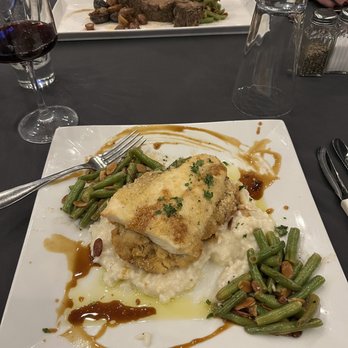 Woodside Tavern on the Range - Crab stuffed haddock- yum! - Soup Near Me - Olean, New York