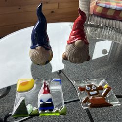 Hands On Art Studio - 3 gnomes and a monkey!