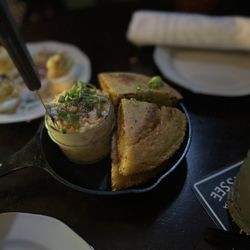 Rosecomb - Pimento cheese (they were out of gf bread so served it with gf corn bread)