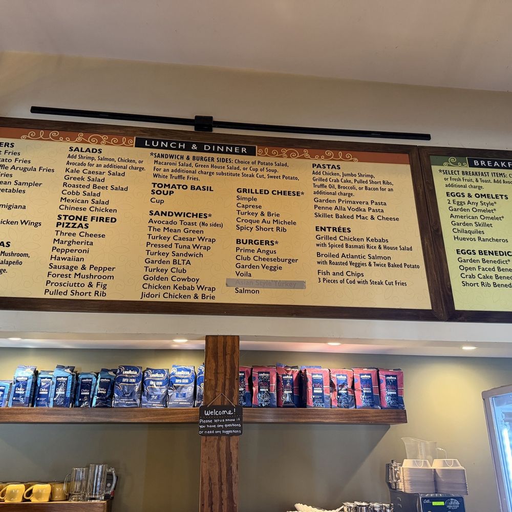 Garden Cafe - Menu board - Breakfast & Brunch Near Me - Sherman Oaks, California Garden Cafe - Menu board - Breakfast & Brunch Near Me - Sherman Oaks, California