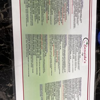 Zenaida's Cafe - Menu as of 1/27/24 - Cafes Near Me - Las Vegas, Nevada Zenaida's Cafe - Menu as of 1/27/24 - Cafes Near Me - Las Vegas, Nevada
