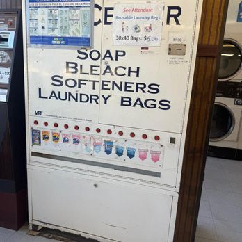 Launderland - Our soap dispensers are stocked with detergent and softener, so you can easily grab what you need for a quick,hassle-free laundry experience - Laundry Services Near Me - Gilroy, California Launderland - Our soap dispensers are stocked with detergent and softener, so you can easily grab what you need for a quick,hassle-free laundry experience - Laundry Services Near Me - Gilroy, California