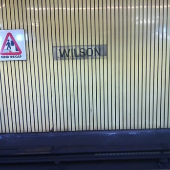 Wilson Subway Station - Yucky old sign at Wilson station! - Public Transportation Near Me Wilson Subway Station - Yucky old sign at Wilson station! - Public Transportation Near Me