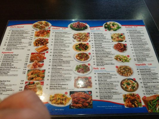 Menu photo 6 China One Wildomar, CA