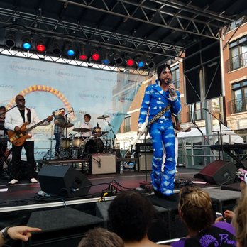 Burgerfest - The Purple Xperience, (Prince tribute band) on the main stage Burgerfest 2018. - Festivals Near Me - Chicago, Illinois Burgerfest - The Purple Xperience, (Prince tribute band) on the main stage Burgerfest 2018. - Festivals Near Me - Chicago, Illinois