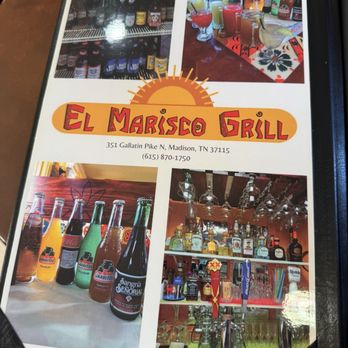 El Marisco Grill - Menu as of 10/19/25 - Mexican Near Me - Madison, Tennessee