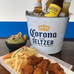 Wings and fries