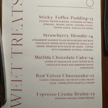 Bear Springs Bistro & Lounge - Dessert Menu - New American Near Me - Highland, California Bear Springs Bistro & Lounge - Dessert Menu - New American Near Me - Highland, California