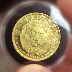Kingdom Talents Gold and Silver Investments - 1 Troy oz Gold .999 Talent from Kingdom Talents. Beautiful!