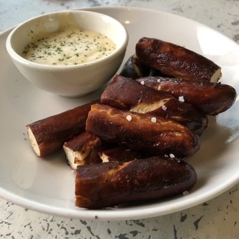 Dish Society - Pretzels & Queso - New American Near Me - Houston, Texas