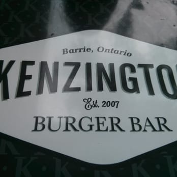 Kenzington Burger Bar - Gastropubs Near Me - Barrie, Ontario Kenzington Burger Bar - Gastropubs Near Me - Barrie, Ontario